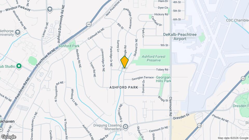 2908 Skyland Dr NE Map and Location Details