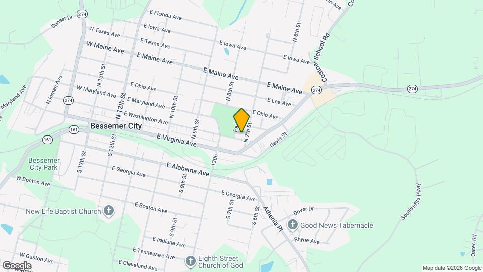 505 E Washington Ave Map and Location Details