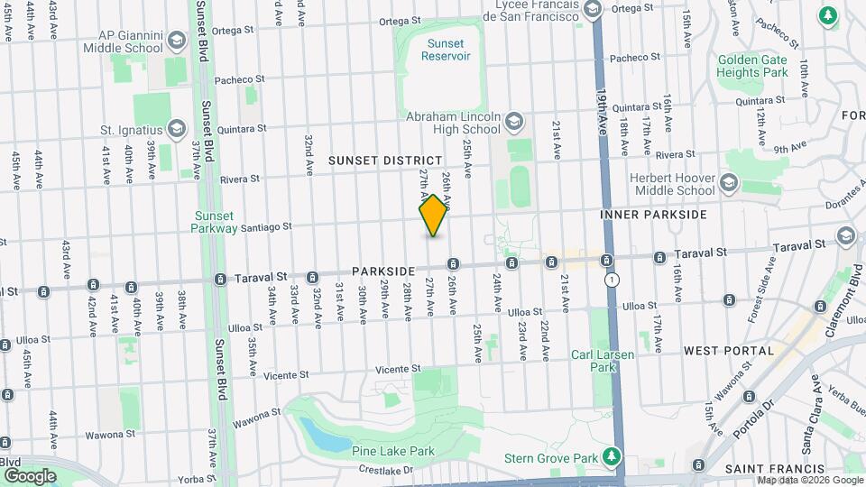 2346 27th Ave Mapa y Detalles de la Ubicación