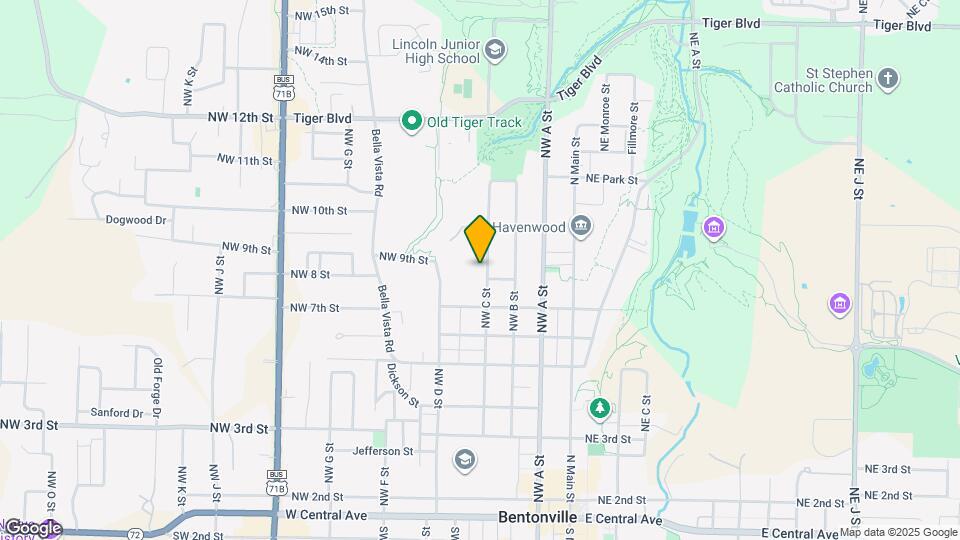 801 NW C St Map and Location Details