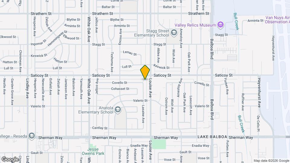 7536 Lasaine Ave, Unit Studio Map and Location Details