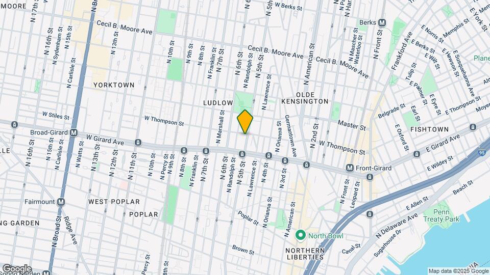 1232 N 5th St Map and Location Details