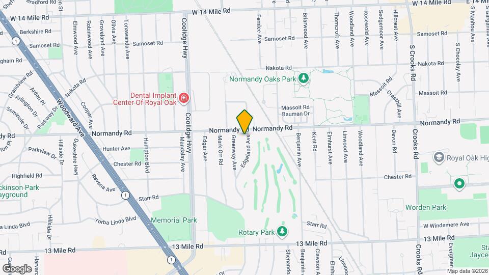 4115 Edgeland Ave Map and Location Details