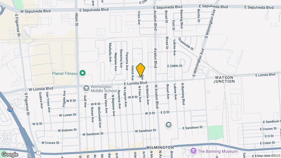 505 E Lomita Blvd Map and Location Details