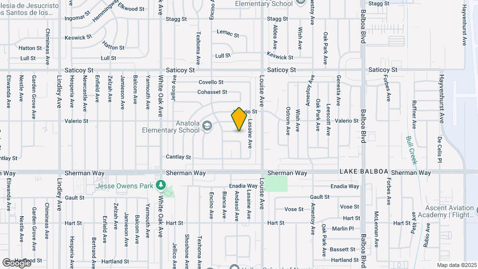 17400 Leadwell St Mapa y Detalles de la Ubicación