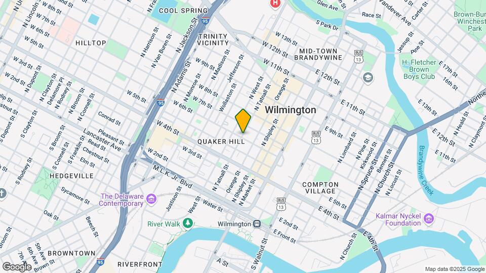 221 W 6th St Map and Location Details