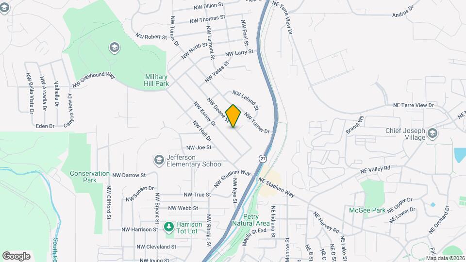 1415 NW Deane St Map and Location Details