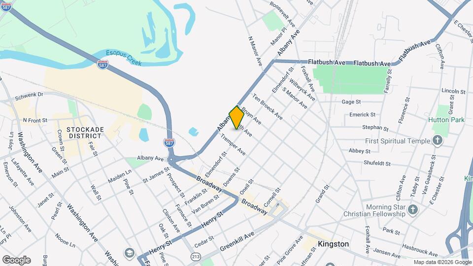 101 Elmendorf St Map and Location Details