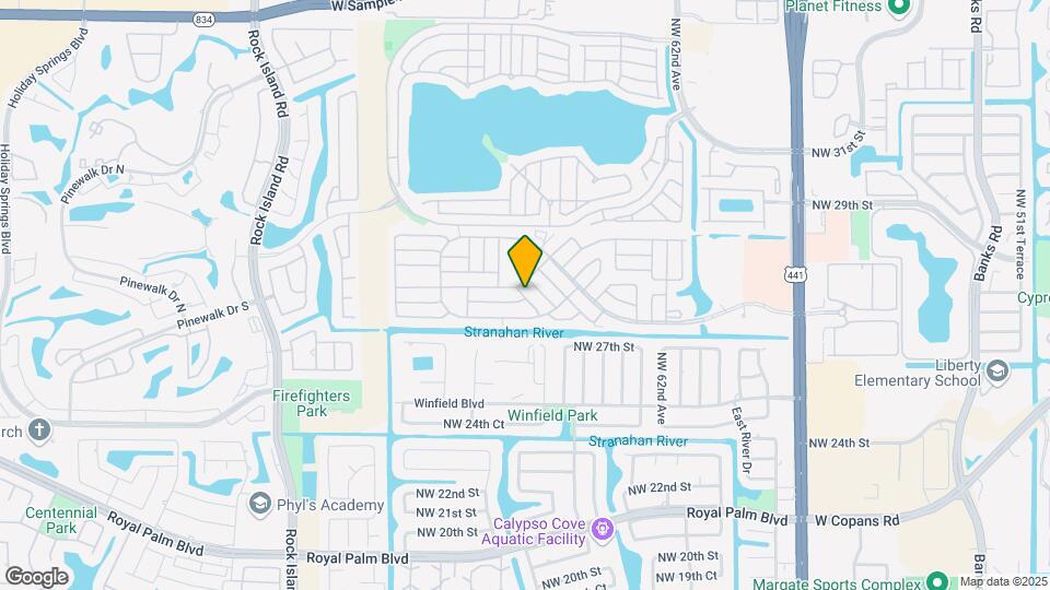 6423 NW 28th St Map and Location Details