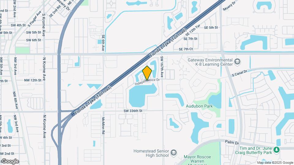 1024 S Independence Dr Map and Location Details
