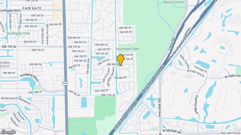 4998 SW 8th Ct Map and Location Details