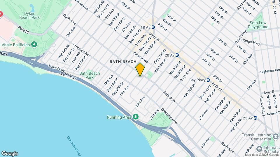 182 Bay 22nd St Map and Location Details