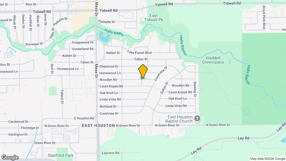 9122 Woodlyn Rd, Unit Room 1 in 4B4B (Private Bathroom) Map and Location Details