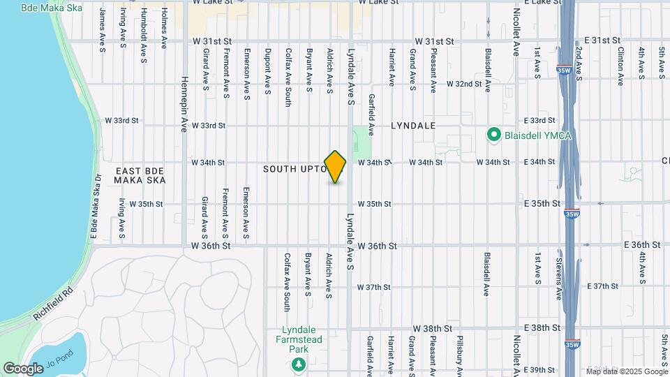 3433 Aldrich Ave S Map and Location Details