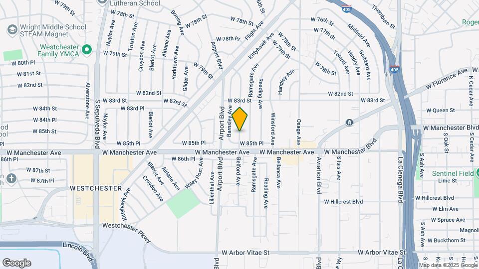 8503 Belford Ave Map and Location Details