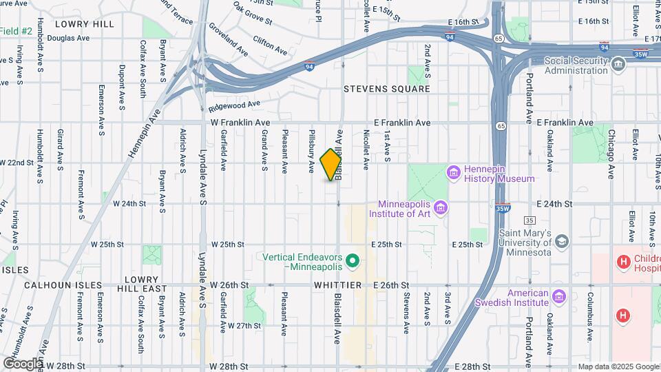 2302 Blaisdell Ave Map and Location Details