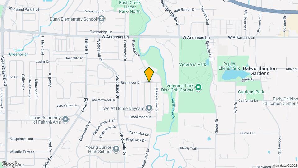 2600 Treeview Dr Map and Location Details