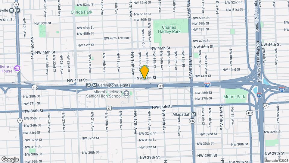 1519 NW 40th St Map and Location Details