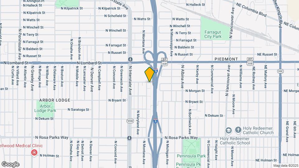 1230 N Buffalo St Map and Location Details