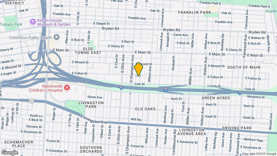 515-535 Oakwood Ave Map and Location Details