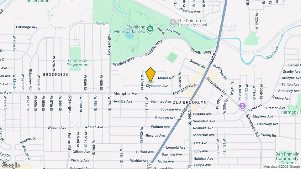 4026 Clybourne Ave Map and Location Details