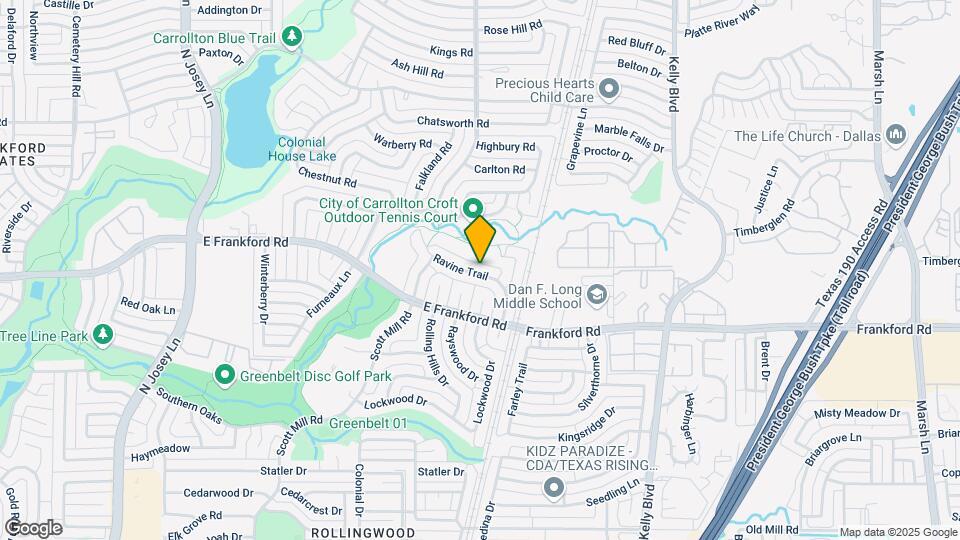 3022 Ravine Trail Map and Location Details