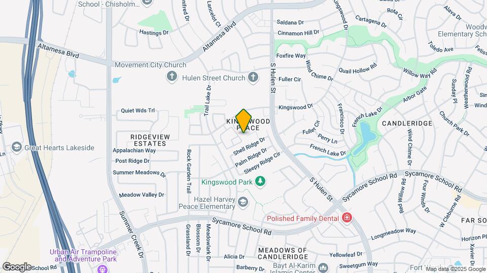 7301 Moon Ridge Ct Map and Location Details