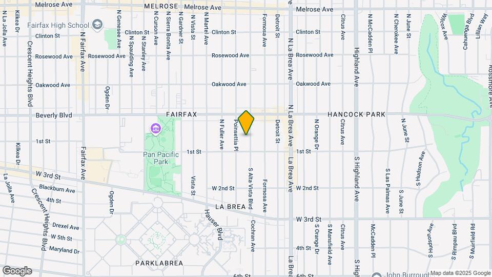 133 N Alta Vista Blvd Map and Location Details