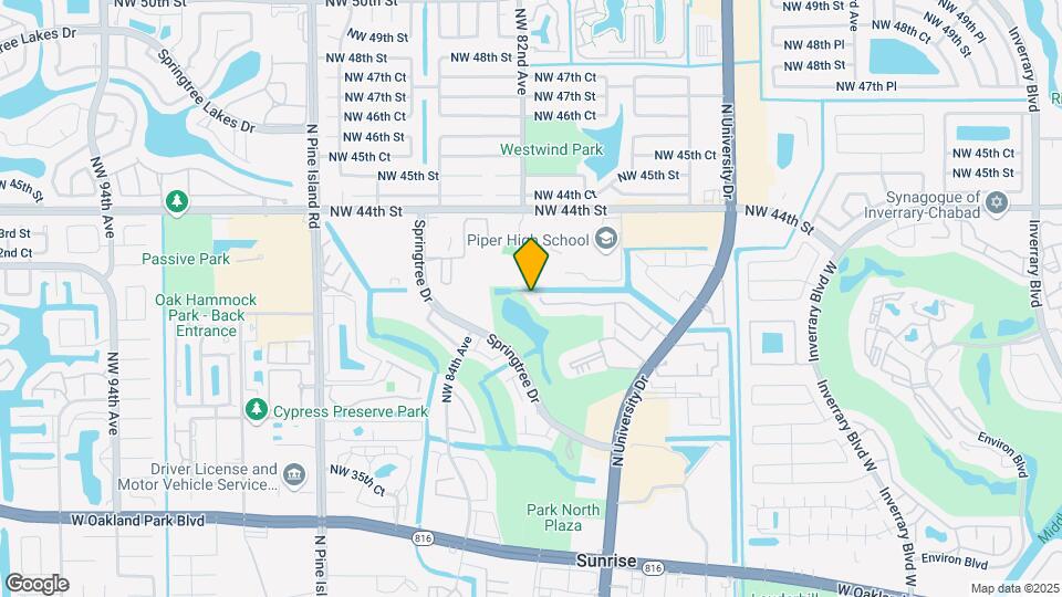 8084 NW 41st Ct Map and Location Details