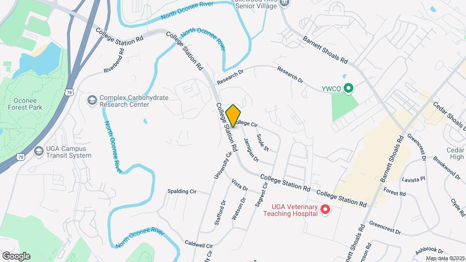 1005 College Station Rd Map and Location Details