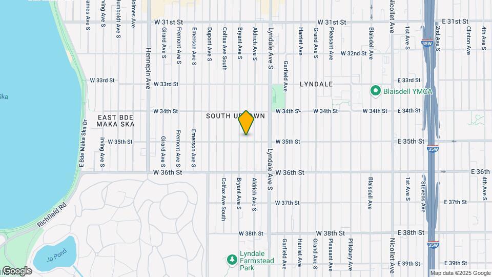 812 W 35th St Map and Location Details
