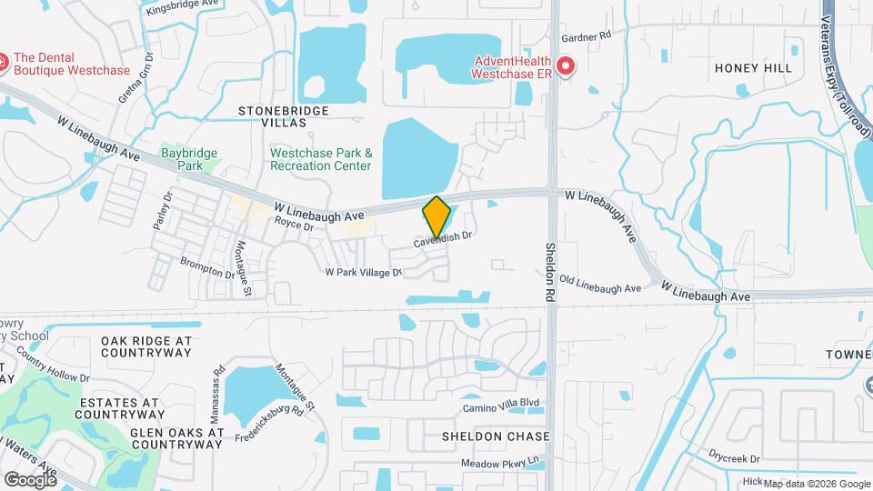 9506 Cavendish Dr Map and Location Details