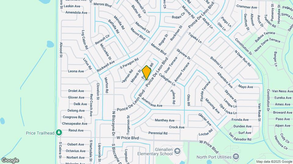 2587 Ponce De Leon Blvd Map and Location Details