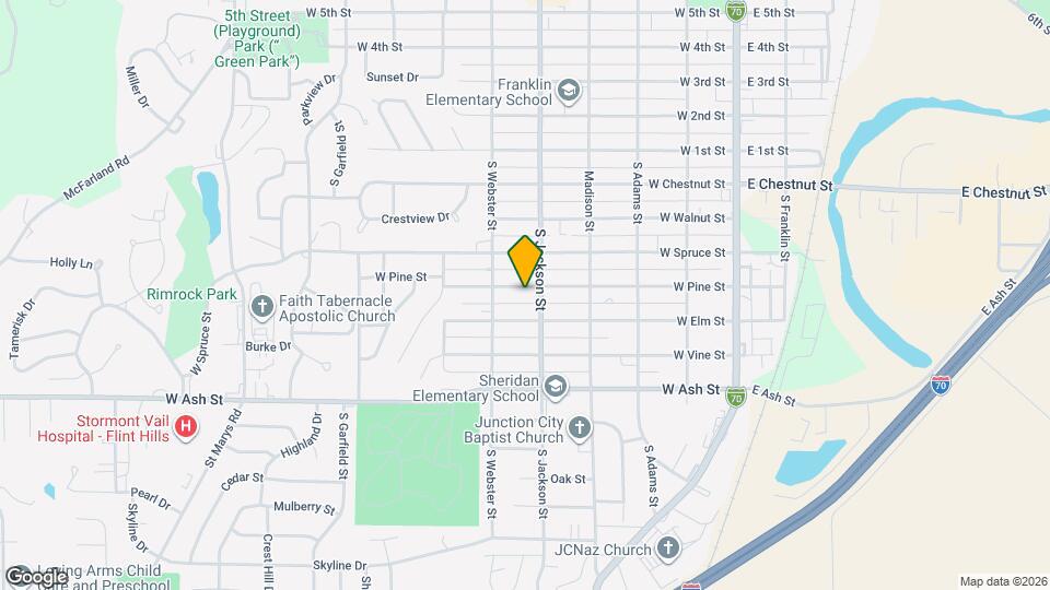 511 W Pine St Map and Location Details