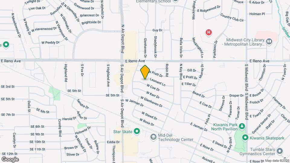305 W Coe Dr Map and Location Details