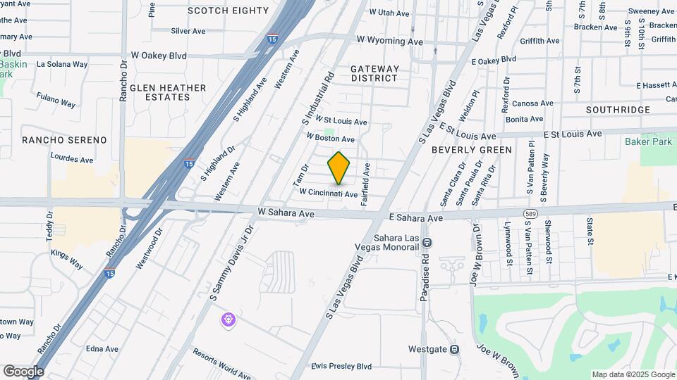 240 W Cincinnati Ave Map and Location Details