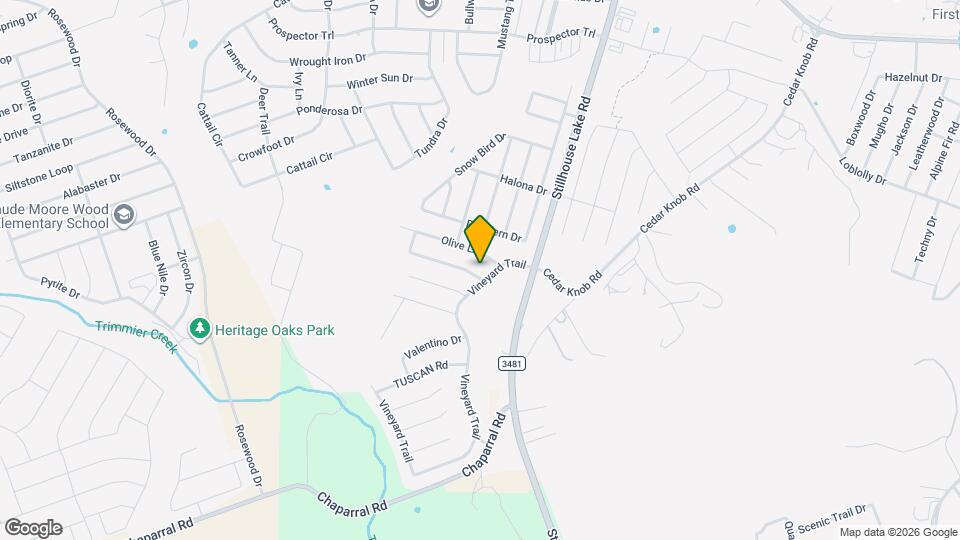 831 Green Meadow Dr Map and Location Details