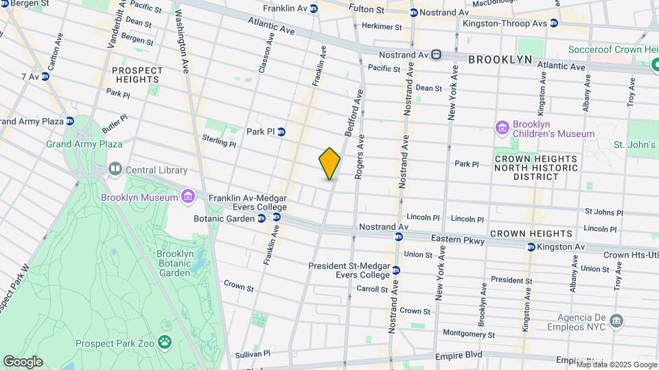 1492 Bedford Ave Mapa y Detalles de la Ubicación