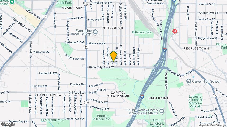 1178 Sims St SW Mapa y Detalles de la Ubicación