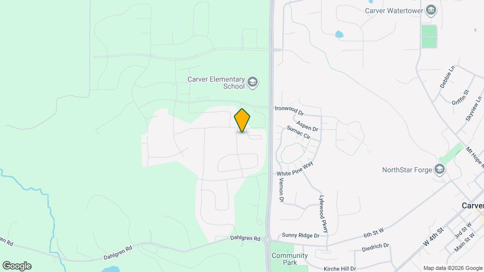 Carver Oaks Mapa y Detalles de la Ubicación