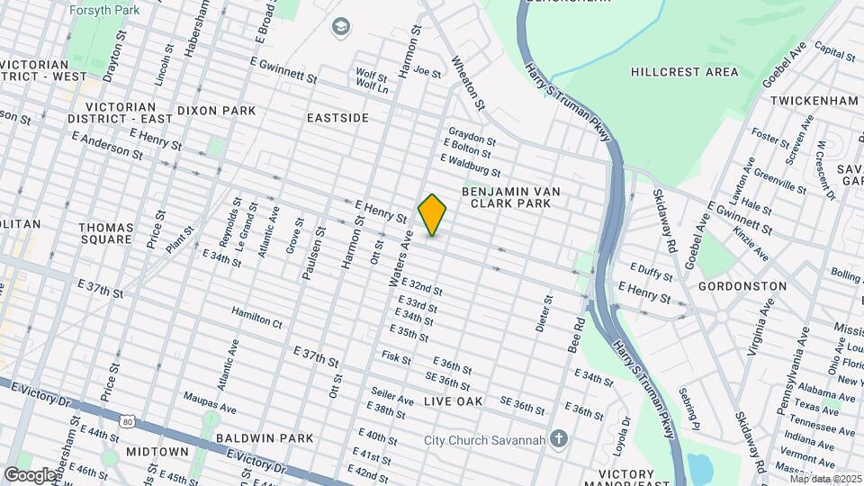 1114 E Anderson St Mapa y Detalles de la Ubicación
