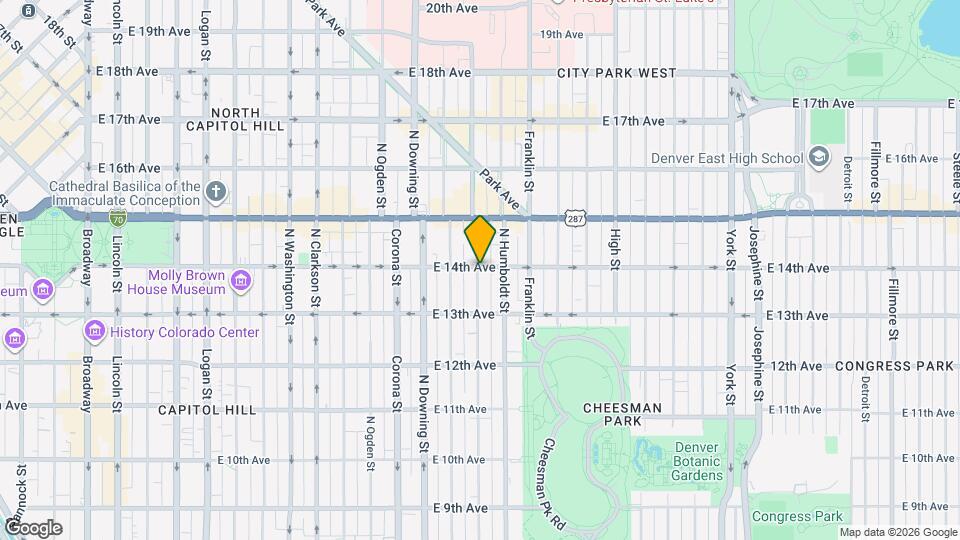 1406 E 14th Ave, Unit SI ID1341158P Mapa y Detalles de la Ubicación