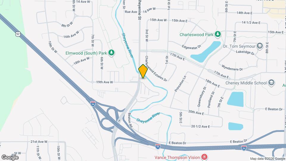 1855 Sheyenne St Map and Location Details