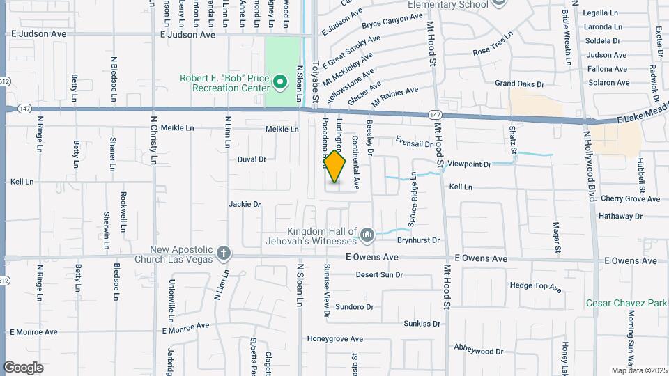 1857 Ludington Ave Map and Location Details