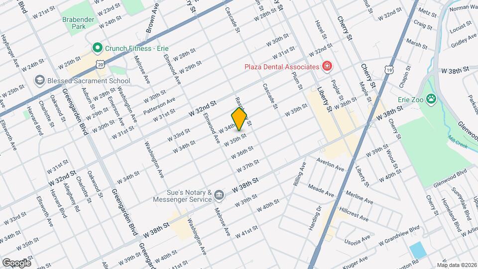 1130 W 35th St Mapa y Detalles de la Ubicación