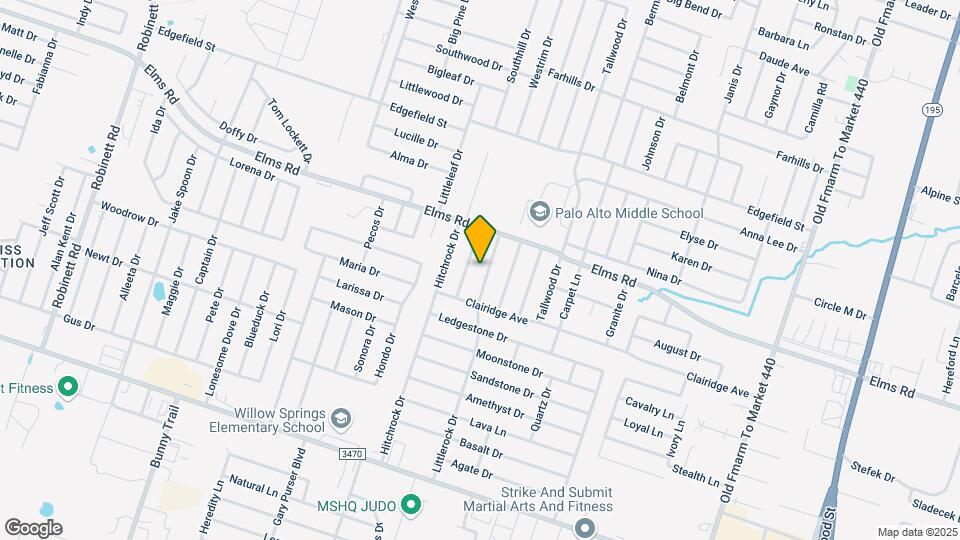 3907 Littlerock Dr Mapa y Detalles de la Ubicación
