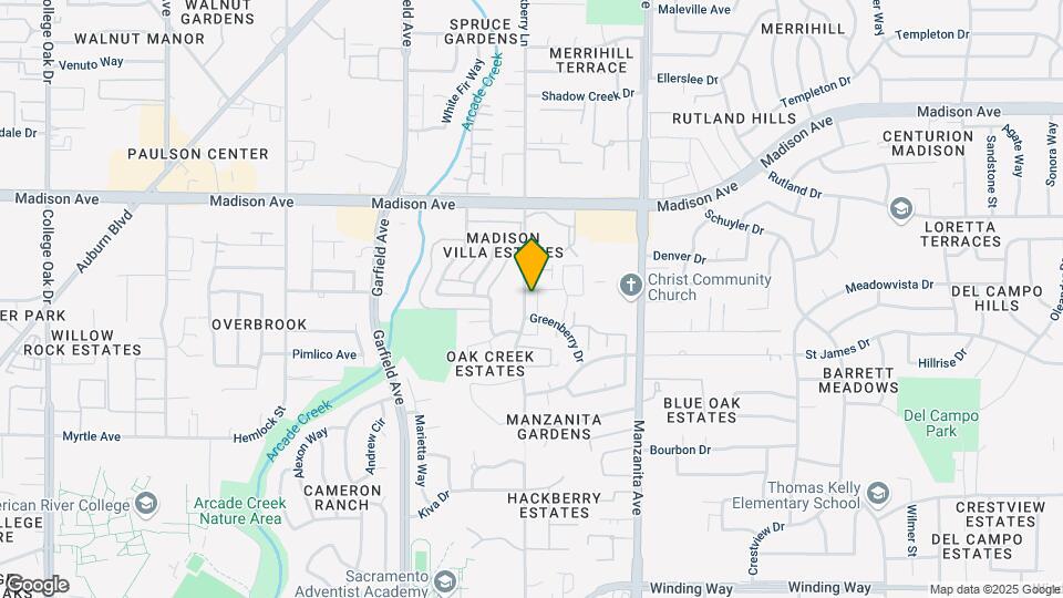 5012 Hackberry Ln Map and Location Details