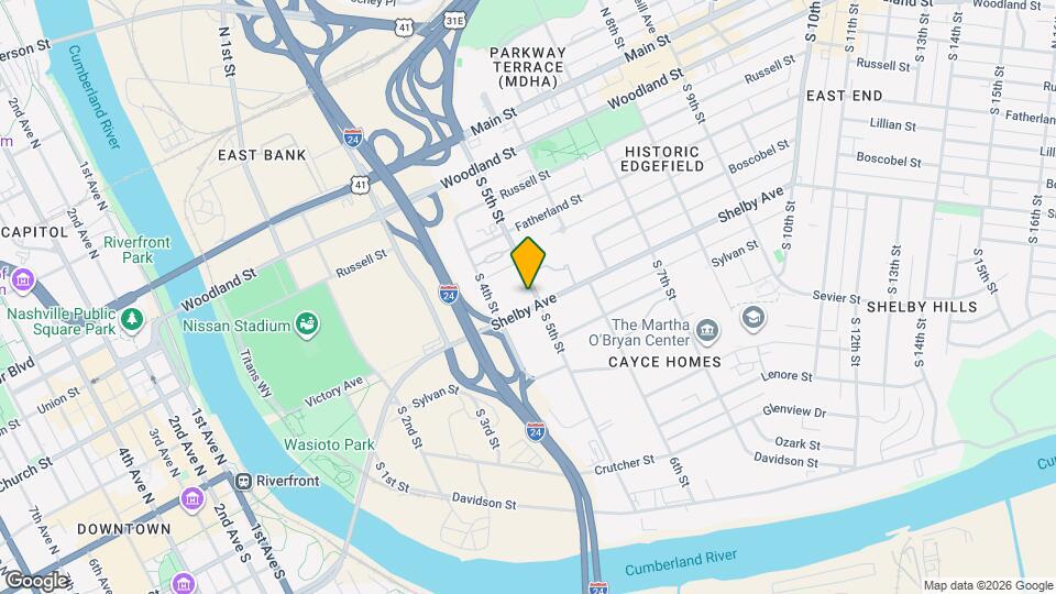 4th & Shelby Map and Location Details