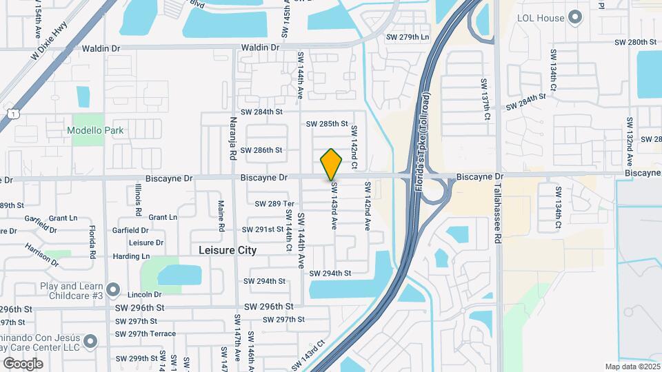14301 SW 289th St Map and Location Details