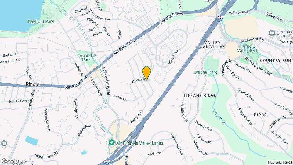 2616 Alice Way Mapa y Detalles de la Ubicación